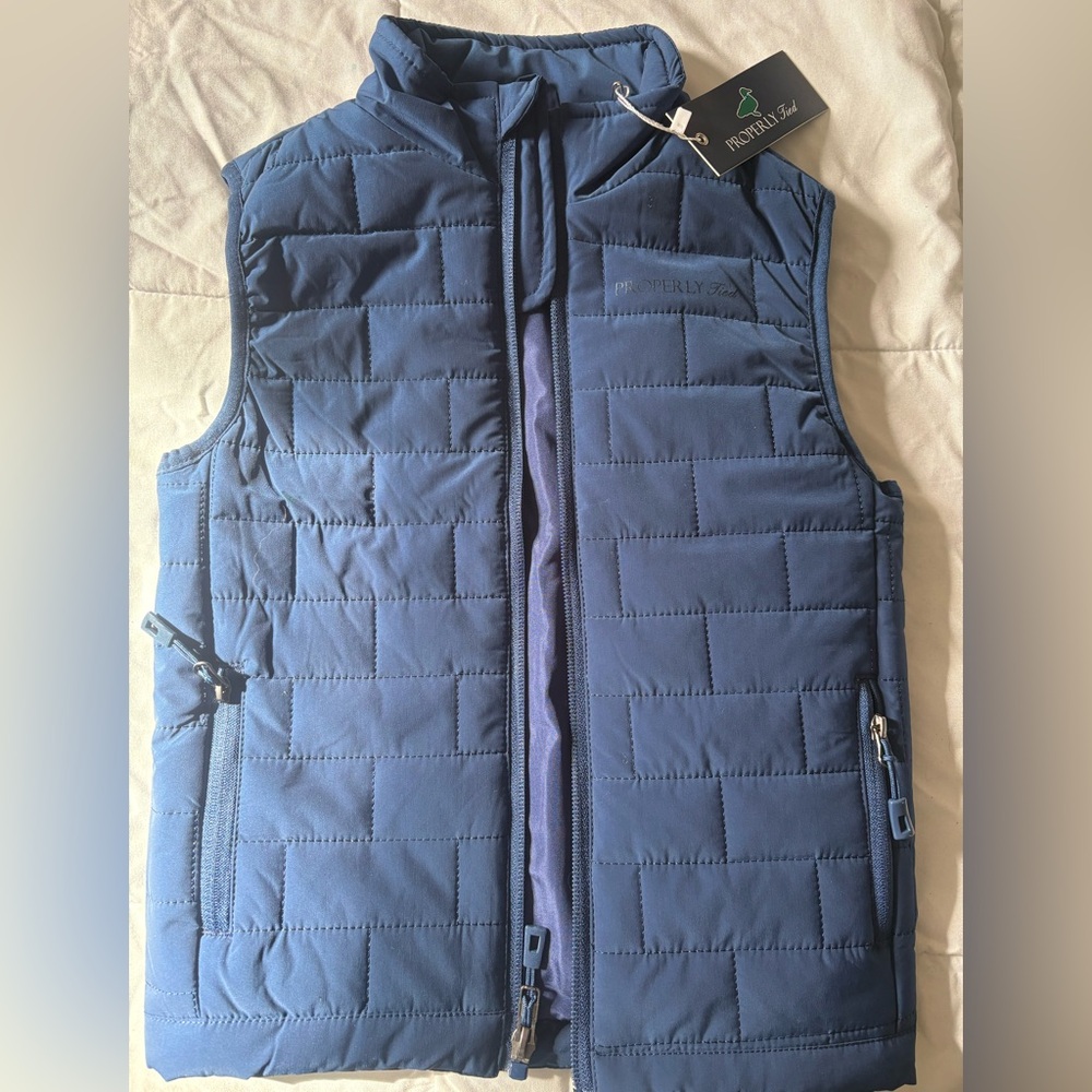 Kids Blue Puffer Vest